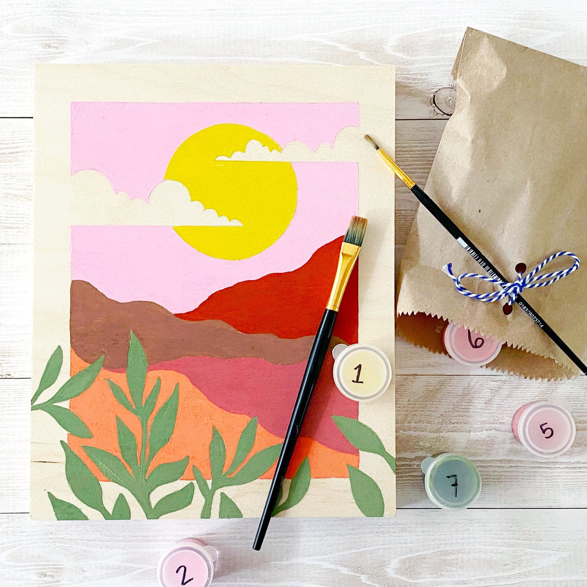 Paint by Numbers With Family and Friend