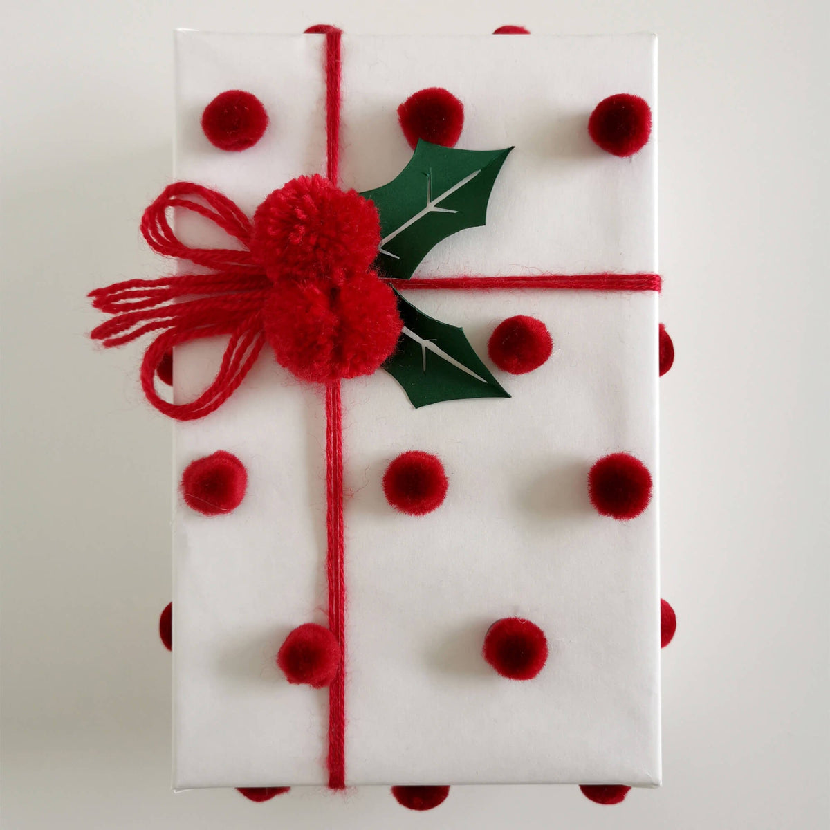 Holly Leaf Gift Wrap