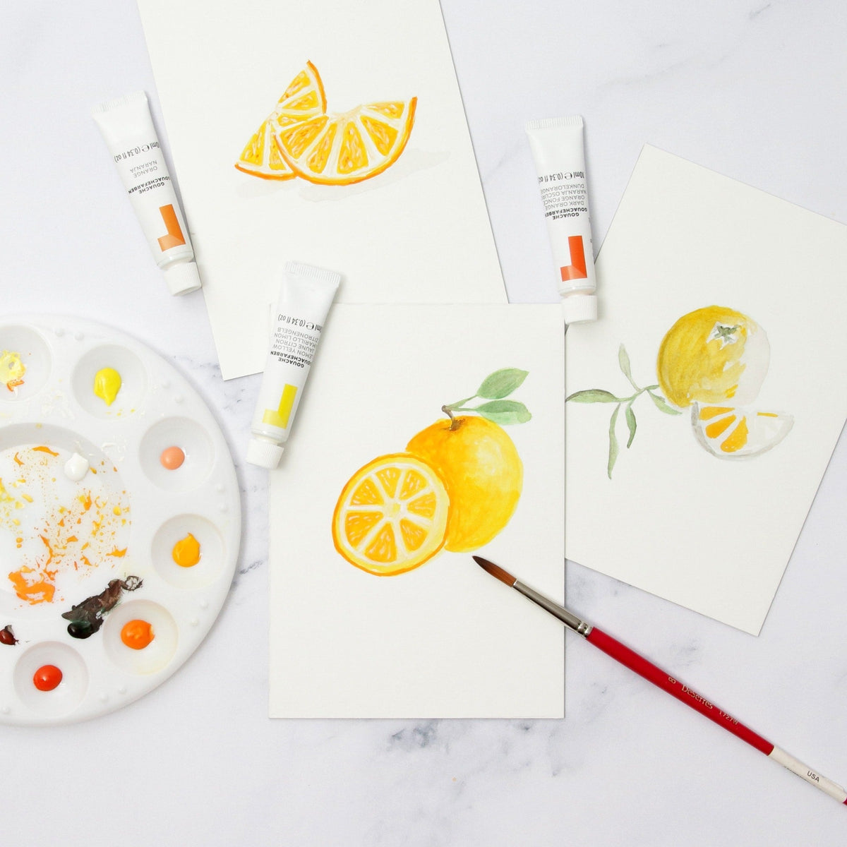 Technique: 3 ways to paint with gouache