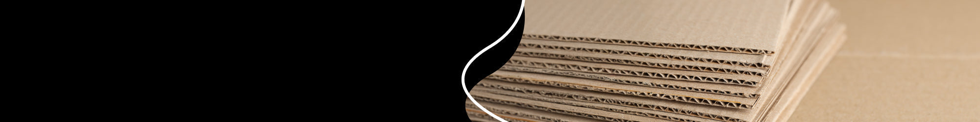 A bundle of cardboard
