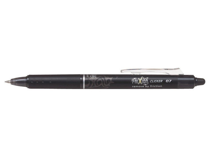 Frixion Clicker retractable pens - BLACK - 0,70 MILLIMETER