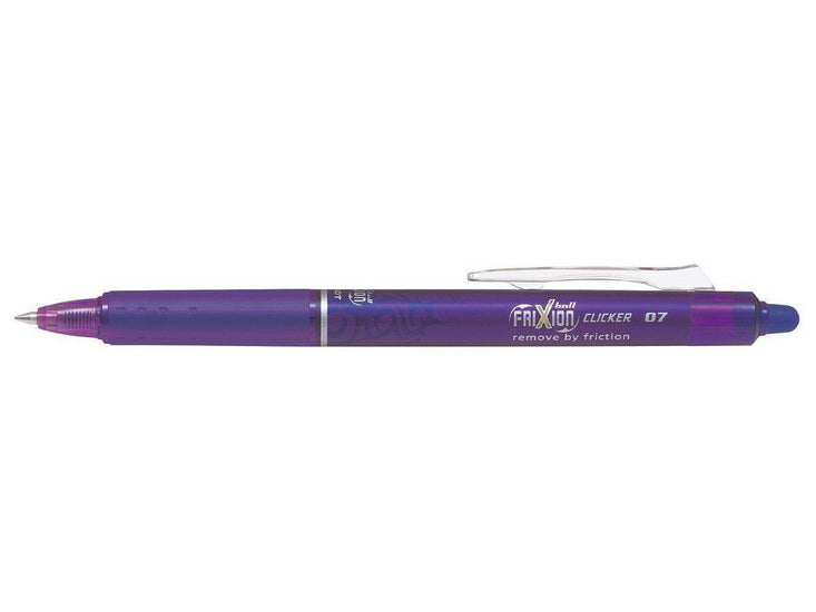 Frixion Clicker retractable pens - PURPLE - 0,70 MILLIMETER