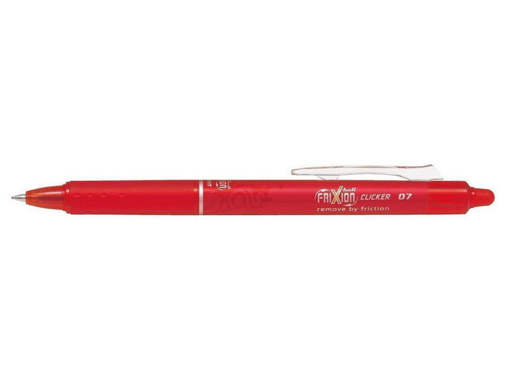 Frixion Clicker retractable pens - RED - 0,70 MILLIMETER