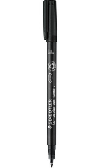 Marqueur Lumocolor permanent fin noir