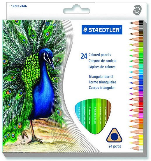 Set of 24 Pencils Colored