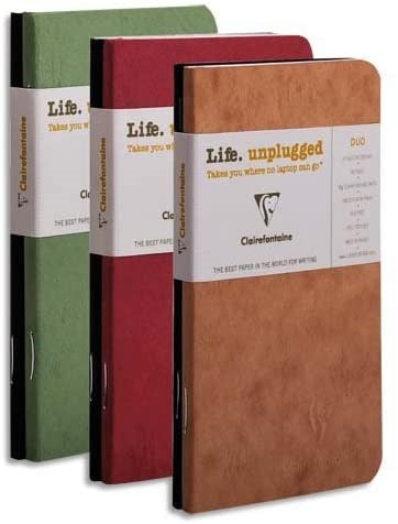 Age Bag Notebook Set - Ruled, Staple-Bound, 7.5 x 12 cm, 2 Piece