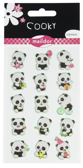 Cooky Stickers : Pandas