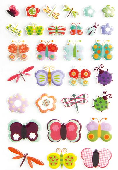 Autocollants Cooky : Papillons