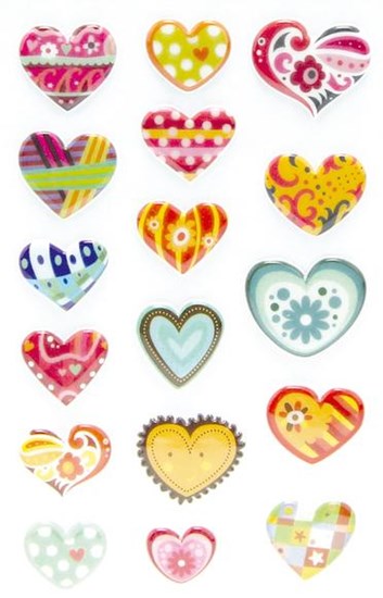 Cooky Stickers : Hearts