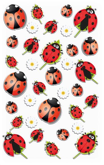 Autocollants Cooky : Coccinelles