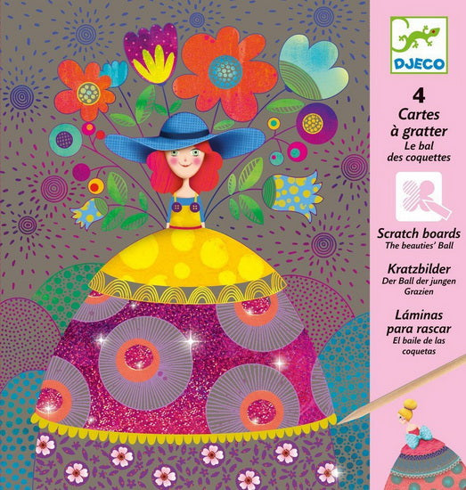 Cartes à gratter Le bal des coquettes