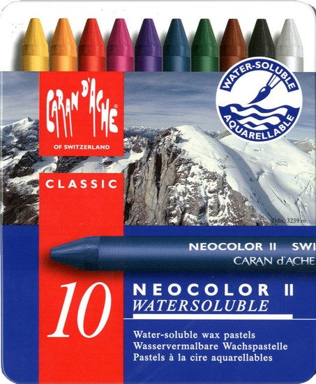 Neocolor II watercolour pencil set of 15