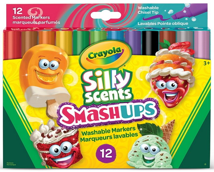 Pack of 12 Silly Scents Chisel-Tip Markers