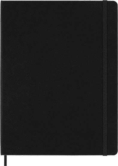 Classic Notebook - Ruled, Hard Cover - BLACK - 19 X 25 CENTIMETE