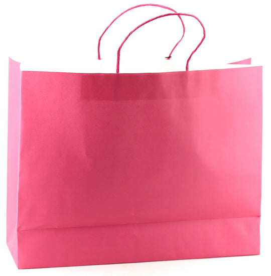 Sac large kraft rose