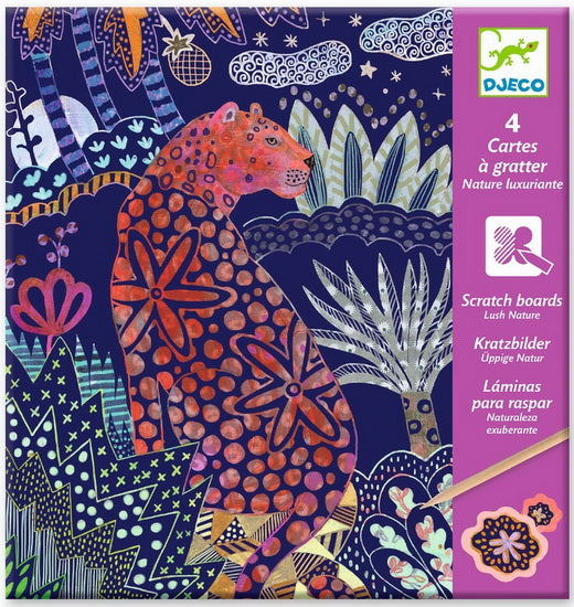 Cartes à gratter: Nature Luxuriante