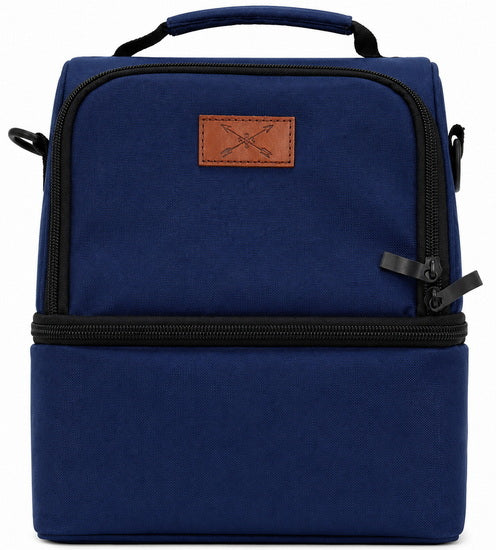 Lunch bag 2 compartments - Blue