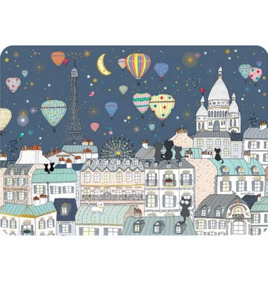 Napperon Paris la nuit