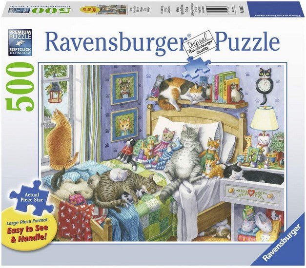 500-Piece Large Format Puzzle - Cat Nap