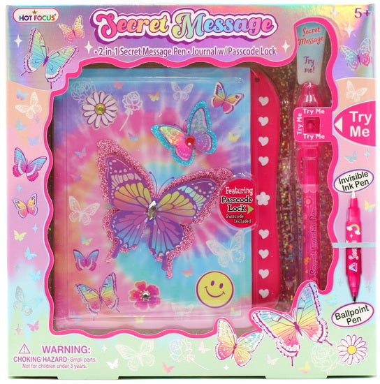 Ens. Journal intime Papillon Tie Dye