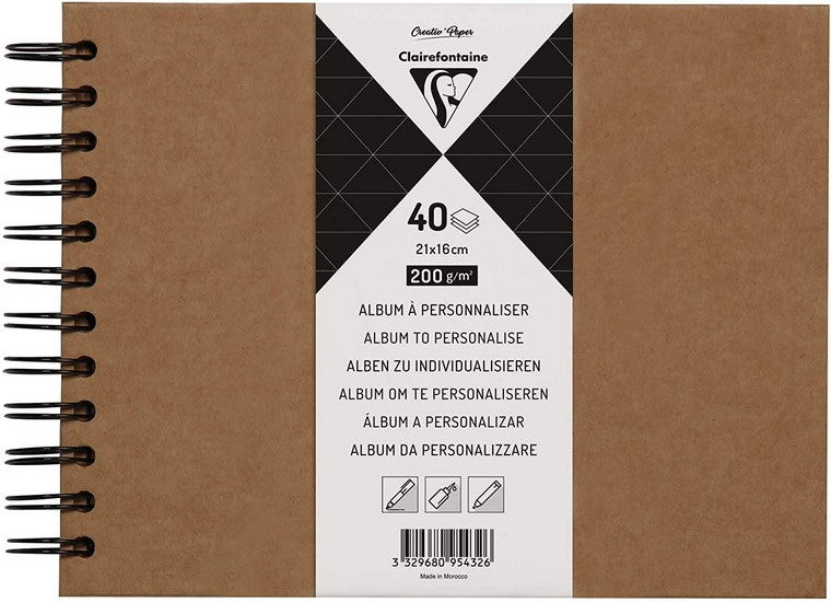 Customizable Kraft Album - 21 x 16 cm