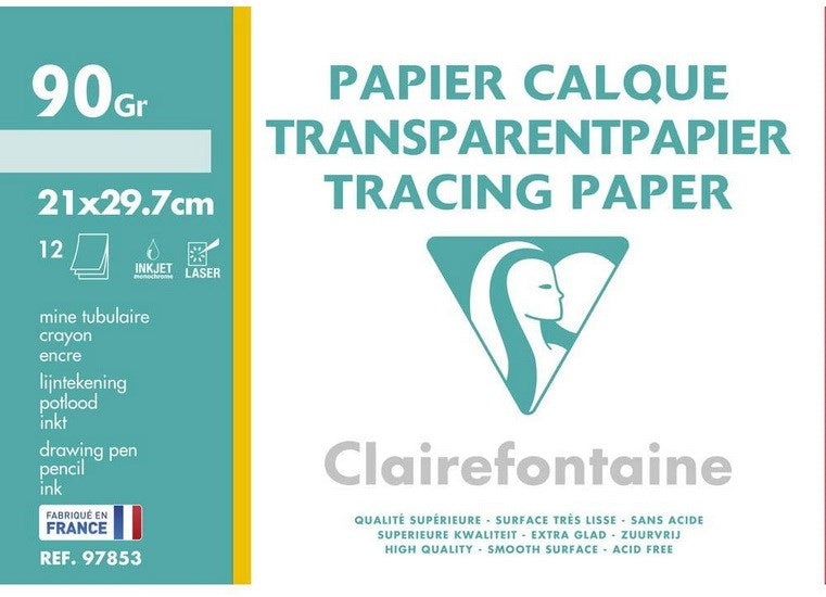 10-Sheet Tracing Paper Pouch
