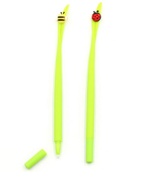 Bee and Ladybug Gel Pen 2ASST