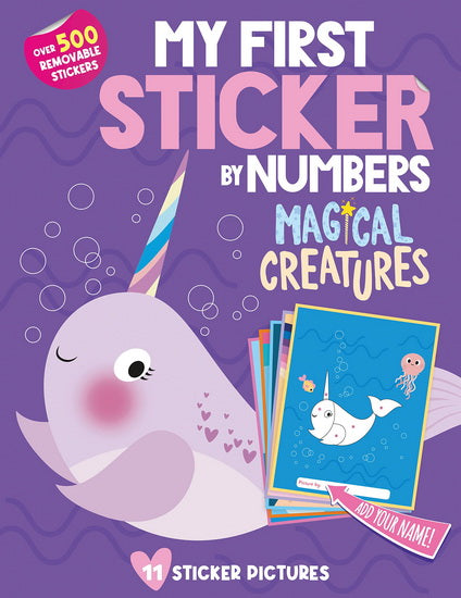 My First Sticker By Numbers: Magical Creatures - English Ed.