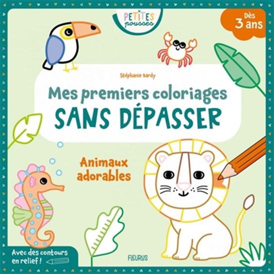 Mes premiers coloriages sans dépasser: à la ferme - French Ed.