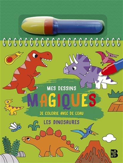Les Dinosaures : je colorie avec de l'eau N. éd.