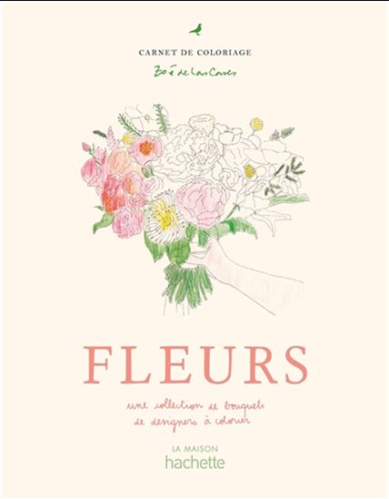 Fleurs : une collection de bouquets de designers à colorier