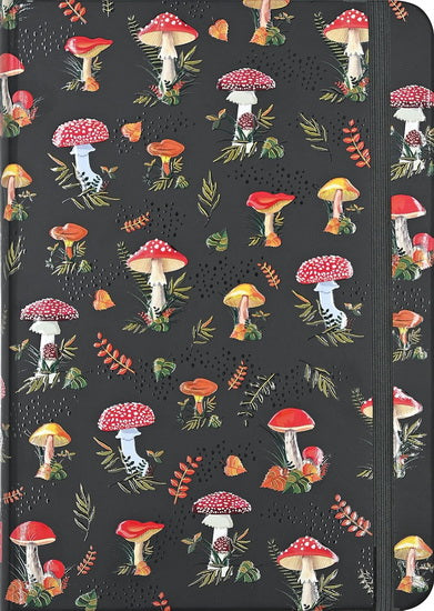 Journ.5x7 lined 160p mushrooms