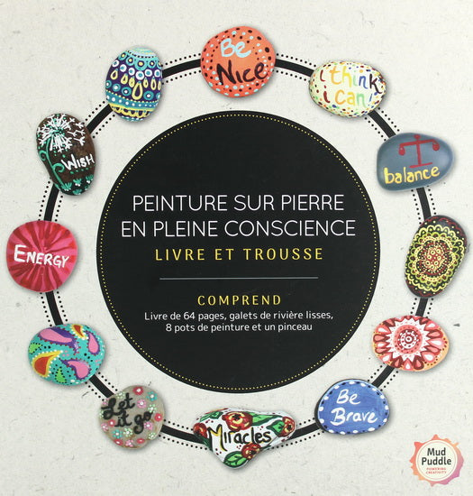 Peinture pleine conscience sur roches Cof.