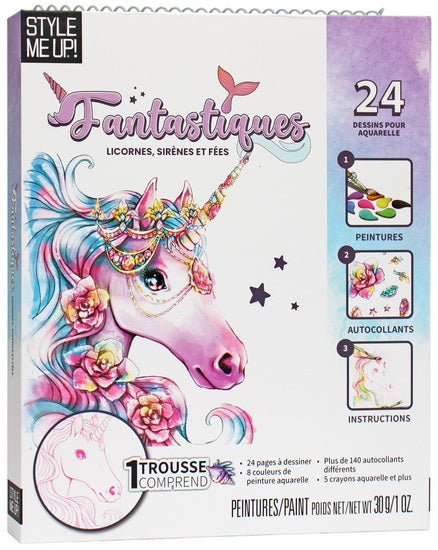 Fantastiques licornes, sirènes et fées Cof.