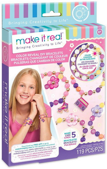 Ens. pour fabriquer bracelets couleurs changeantes