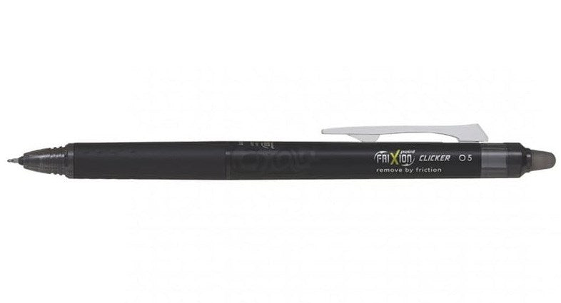 Frixion Clicker retractable pens - BLACK - 0,50 MILLIMETER