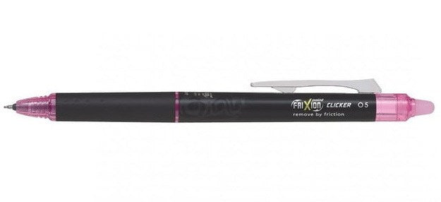 Frixion Clicker retractable pens - PINK - 0,50 MILLIMETER