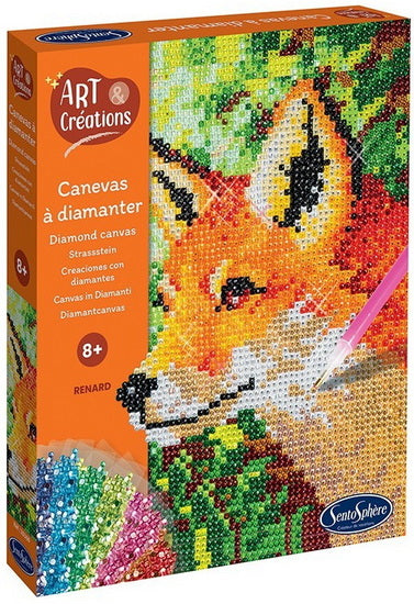 Canevas à diamanter Renard
