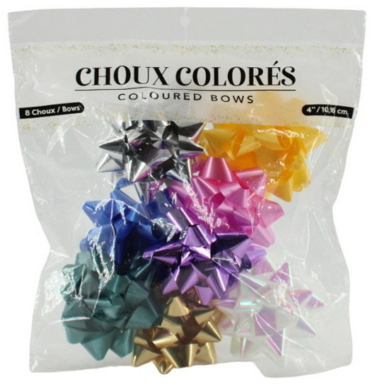 Ens. 8 choux colorés
