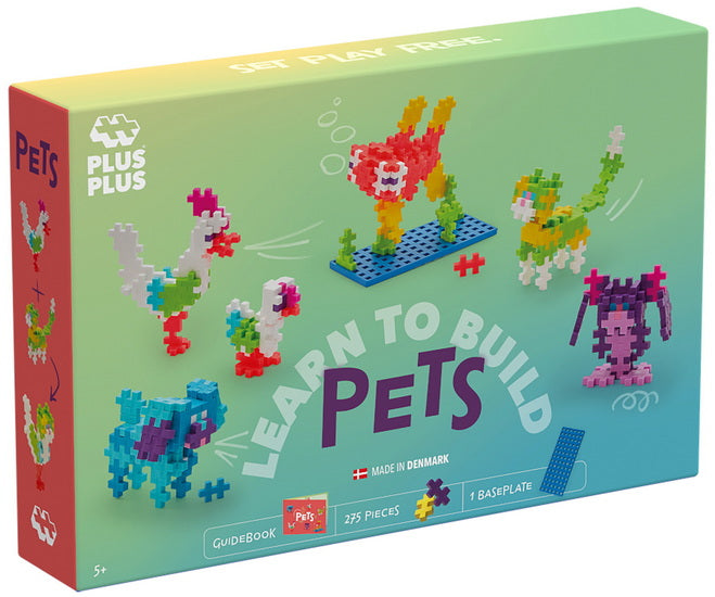 Ensemble apprendre à batir animaux de compagnie