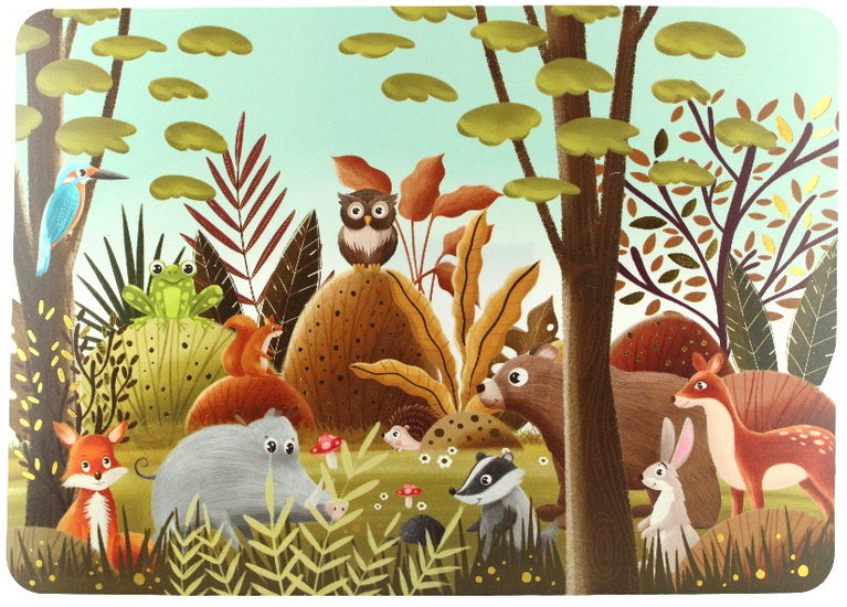 Napperon animaux de la forêt