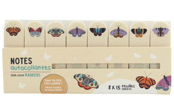 Languettes autocollantes Papillons