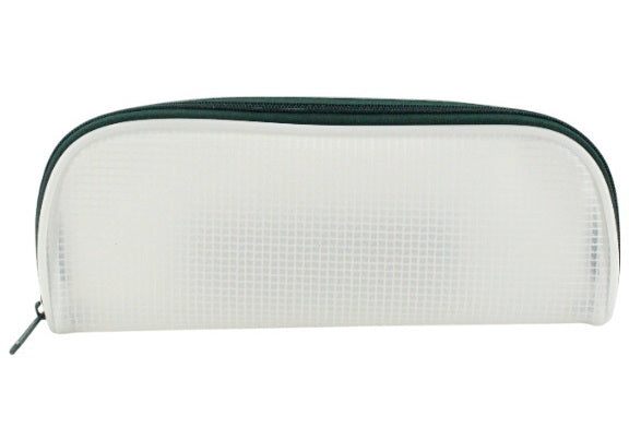 Étui à crayon en silicone accent coloré vert