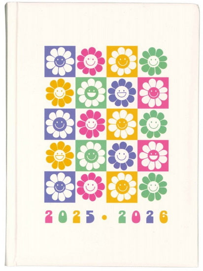 Agenda 25/26 fleurs pastel 1s/2p