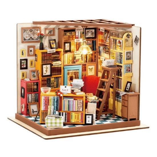 Mini maison à bricoler - Salle d'étude Sam