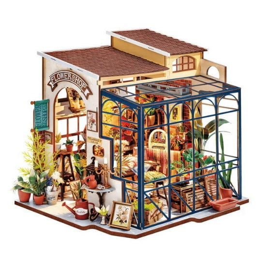 Mini maison à bricoler fleuriste Emilie