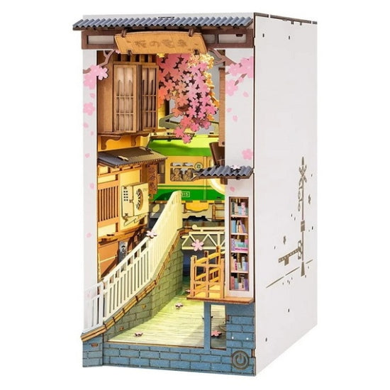 Diorama appui-livre - Train cerisier