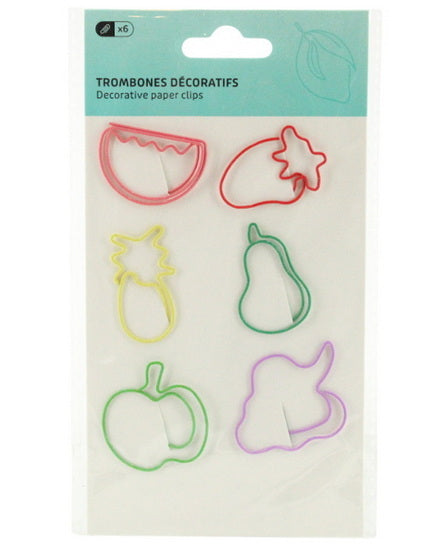 Ens. 6 trombones fruits