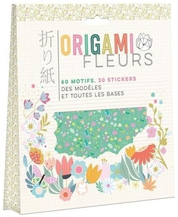 Origami fleurs : 60 motifs, 30 stickers : des modèles et toutes les bases