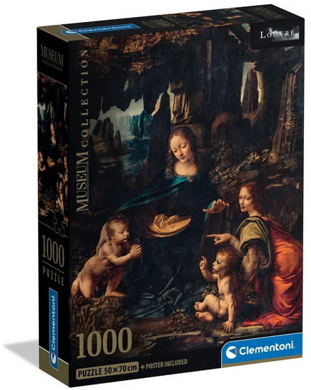Museum : La vierge aux rochers de Da Vinci 1000 mcx